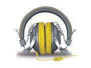 HM 260 Headphones w Mic Gray Yellow