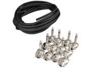 PYLE PSCBLKIT5 Pro Audio Pedal Board Patch Cables 12 ct