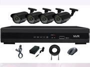Tway new 2014 Hot sale POE NVR kits 720P IP camera video surveillance dvr 4 channel P2P cloud ip camera 720p TW-Kit04-POE