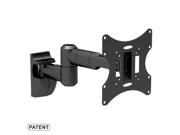 Mount It! Full Motion Flat Panel Monitor LCD TV Wall Mount with Dual Articulating Arm for 23 42 compatible VESA up to 200 x 200