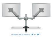 Mount It! Height Adjustable Articulating Single Arm Desk Mount Spring Arm Quick Release