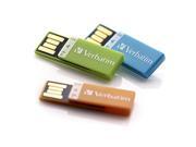 Verbatim Clip-It 8GB USB Flash Drive - 3 Pack - Black, White, Red Verbatim Clip-It 8GB USB Flash Drive - 3 Pack - Black, White, Red