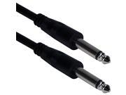 QVS TRS 06 6Ft 1 4 Male To Male Audio Cable