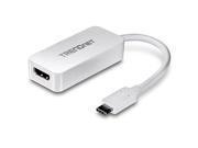 TRENDnet TUC HDMI Usb C To Hdmi 4K Uhd Display Adapter Powered By Connctr Computer