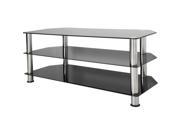 AVF Glass TV Stand With chrome legs