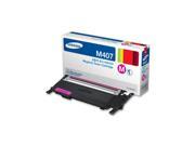 SAMSUNG CLT M407S MAGENTA TONER CARTRIDGE ESTIMATED YIELD 1 500 PAGES @5% FOR USE IN MODELS S