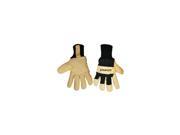 STANLEY MERCHANDISE S8932L FLEECE LINED GOATSKIN LEATHER PALM GLOVES LARGE