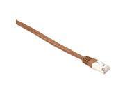 CAT6 250 MHz Shielded Stranded Cable SSTP PIMF PVC Brown 10 ft.