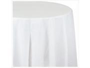 Plastic Tablecovers 82 Round White