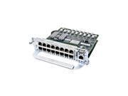 Cisco NM 16ESW PWR 1GIG 16 Port 10 100 EtherSwitch NM with Cisco pre standard PoE and GE
