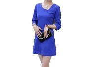 Chiffon Commuter Collar Dress