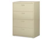 Lateral File 4 Drawer 30 x18 5 8 x52 1 2 Putty