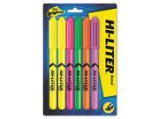 Pen Style Highlighter Chisel Tip Fluorescent Yellow Ink Dozen