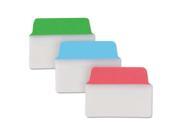 Ultra Tabs Repositionable Tabs 2 x 1 1 2 Primary Blue Green Red 24 Pack