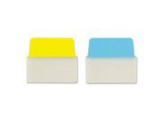 Ultra Tabs Repositionable Tabs 2 x 1 3 4 Primary Blue Yellow 20 Pack