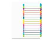 Ready Index Table of Contents Dividers Multicolor Tabs 1 15 Letter