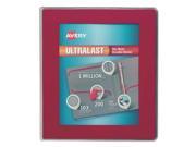 UltraLast View Binder w 1 Touch Slant Rings 11 x 8 1 2 1 Cap Red