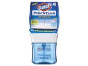 Clorox 31201EA Pump N Clean Bathroom Cleaner Rain Clean Scent 12 oz Pump Bottle