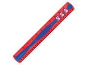 Kidy Grip Ruler 12 Red Blue HLX278611