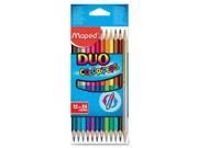 Colored Pencils Twin Tip 12 BX Ast HLX829600ZV