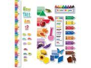 Creative Teaching Press Colors Growth Chart BB Set Learning Theme Subject 6 Width x 21 Length Multicolor 2 P
