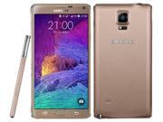 Samsung Galaxy Note 4 Duos SM N9100 Dual Sim Gold 16GB Factory UNLOCKED 3GB RAM