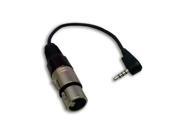 Comprehensive 6 4 pole TRRS 3.5mm Mini Plug to XLR Jack Audio Adapter