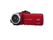 JVC Everio GZ-R10 Quad-Proof Full HD Camcorder, Red #GZ-R10R