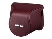 Nikon CB-N2200S Body Case Set for Nikon 1 J3/S1 Cameras, Wine Red #3743