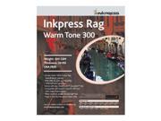Inkpress Rag Warm Tone Double Sided Cream White Matte 17 x50 Roll PRWT3001750