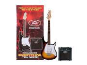 Peavey Raptor Plus 120us Sunburst Beginner Electric Guitar Stage Pack 03585380
