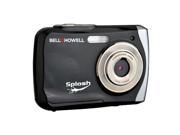 Bell Howell Splash WP7 Waterproof Digital Camera Black WP7 BK