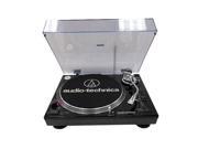 Audio Technica AT LP120 USB Direct Drive Professional DJ Turntable System Black