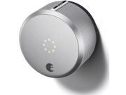 August Smart Lock with Apple HomeKit Enabled Silver AUG SL02 M02 S02