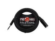 Pig Hog Solutions 15 Balanced Cable with TRS M to XLR M Connector PX TMXM15