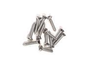 UPC 014367002799 product image for Peavey 12x Pickguard Screws, Chrome #00063350 | upcitemdb.com