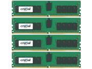 Crucial Technology 64GB 4x 16GB 288 Pin RDIMM DDR4 Module Kit Single Rank