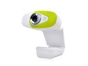 CORN Green Digital High Defintion Webcam For PC With High Quality Microphones