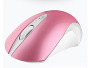 CORN Wireless Silent Mouse with Mute and Power saving Design Pink