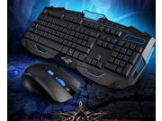 CORN Multimedia Wireless Gaming Keyboard and Mouse With USB RF 2.4GHz Anti Ghosting Feature WaterProof Design Black Blue Upgraded Version