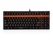 Rapoo V500 87 Keys Wired Gaming Mechanical Keyboard Black Switch for PC Laptop Black