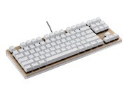 Rapoo V500 RGB 87 Keys Wired Gaming Mechanical Keyboard Brown Switch for PC Laptop Gold