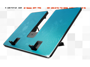 DEEPCOOL U PAL Laptop Cooling Pad 15.6 U Shape design Two 140mm Fans Multi Viewing Angles Adjustable USB 3.0 Pass through