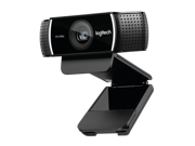 Logitech C922 Pro Stream Webcam 1080P Camera for HD Video Streaming Recording At 60Fps Background Replacement Tripod
