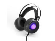 CORN Combaterwing 3.5mm Stereo Professional Gaming Over Ear Headset Volume Control Breathing LED Light For PC