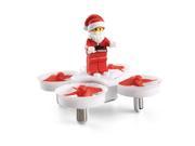 Corn Electronics Flying Santa Claus w/ Christmas Songs RC Quadcopter Drone Headless Mode Toys RTF for Kids 2017 Best Christmas Gift