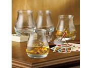 Wine Enthusiast Glencairn Wide Bowl Whisky Glasses Clear