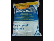 Sanyo Upright Type PU-1 Vacuum Bags Microfiltration with 