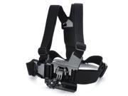 Black GP135 GoPro Accessories B Model Adjustable Chest Mount Harness Camcorder Shoulder Strap for Sony Action Cam