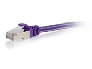 C2G 3FT CAT6 SNAGLESS SHIELDED STP NETWORK PATCH CABLE PURPLE